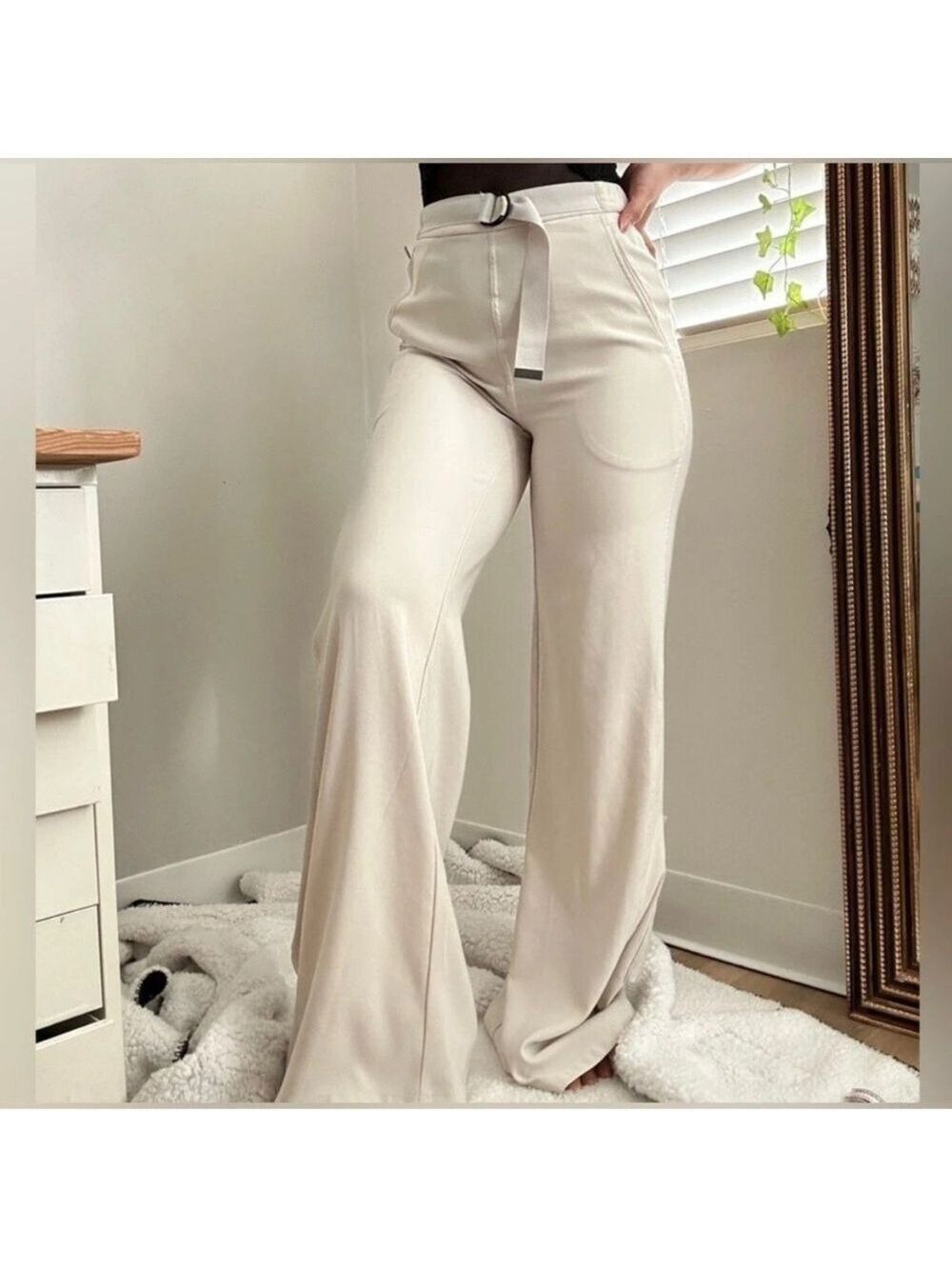 NIKE City Ready Cargo Pants High Waist Wide Leg Flare Streetwear